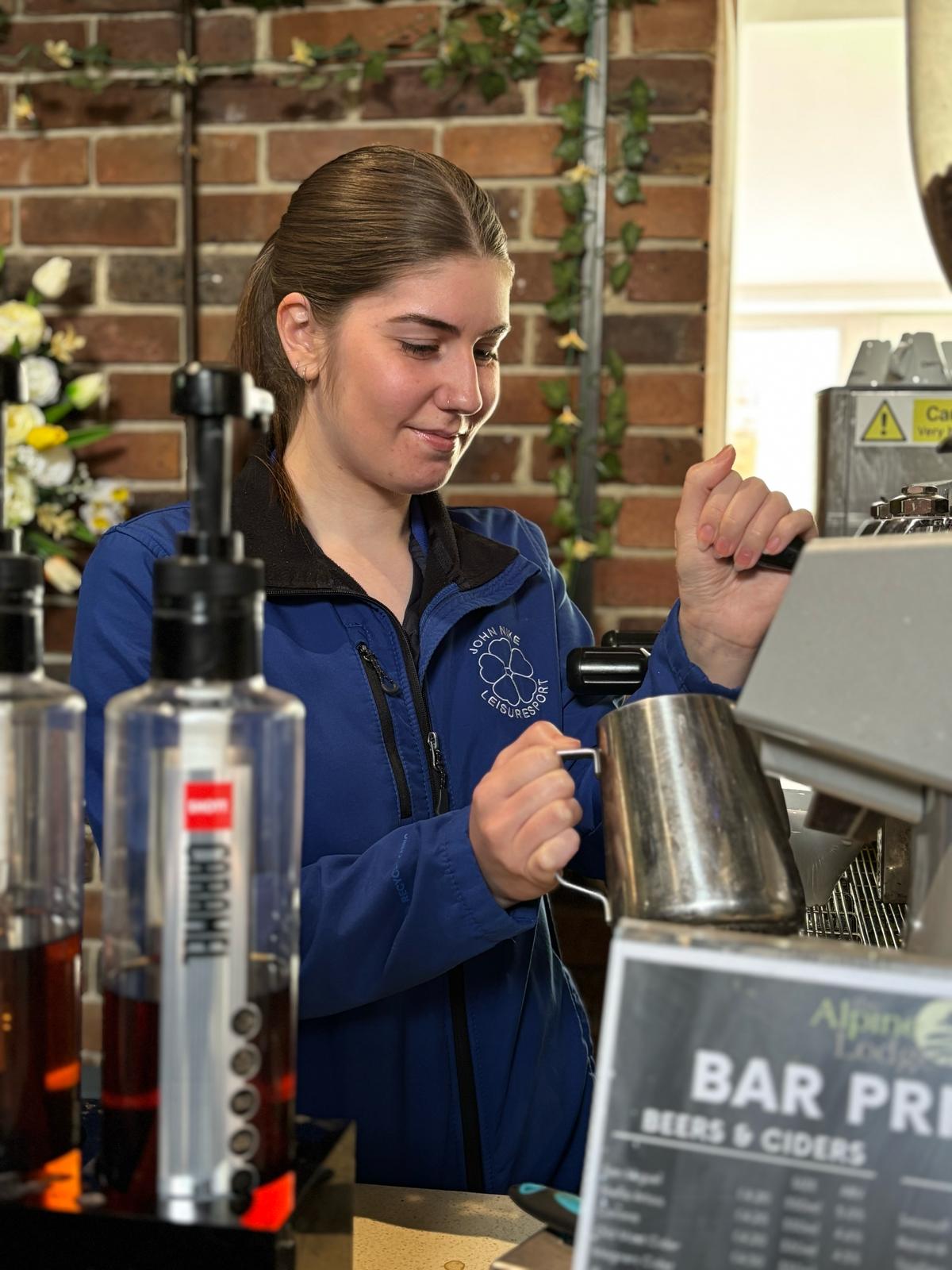 Barista at Alpine Lodge Café