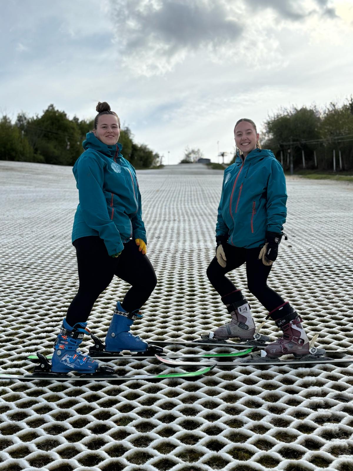 Instructors on slope
